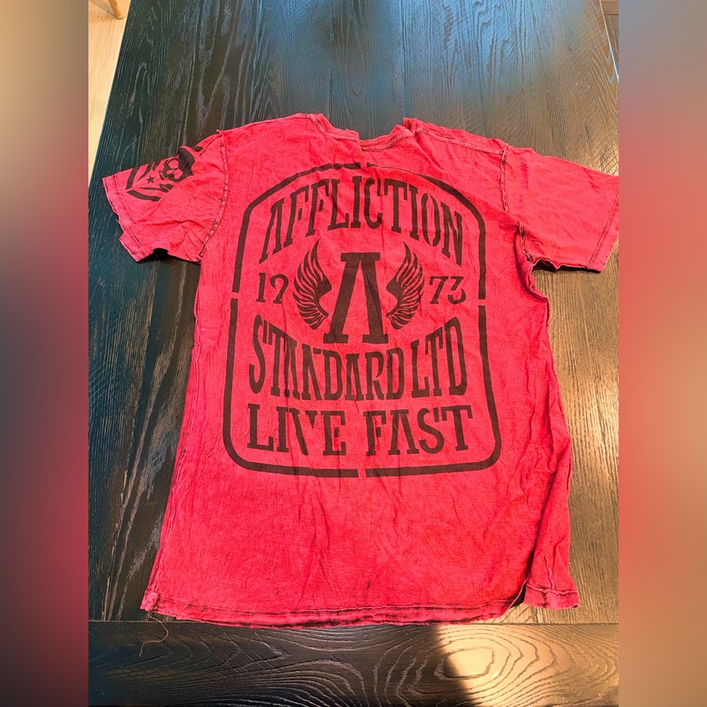 Affliction Crimson Graphic Tee